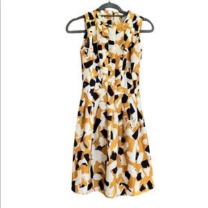 H&M size 2 mustard work dress